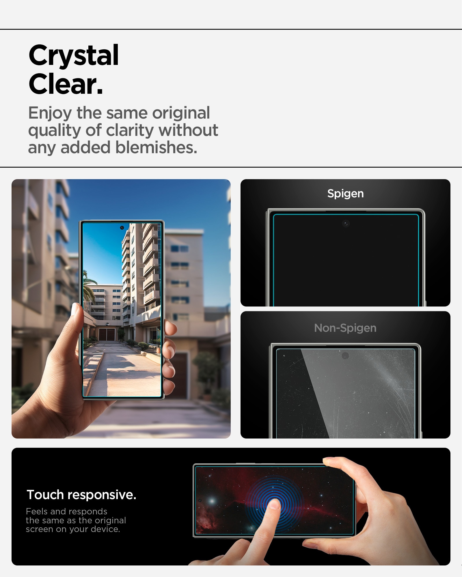 Samsung Galaxy Z Fold 7 Cover Screen Protector GLAS.tR EZ Fit (2-pack)