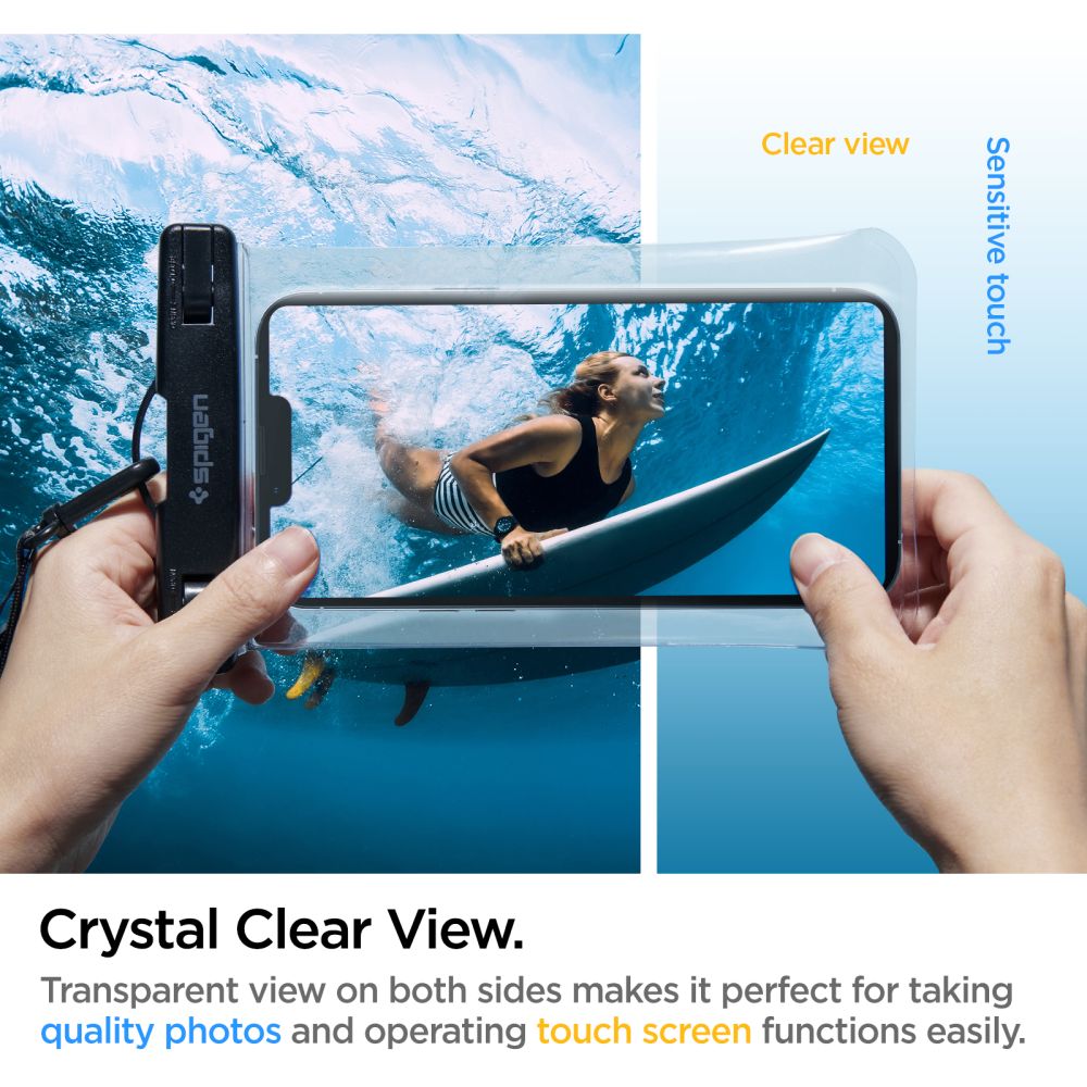 A601 Universal Waterproof Deksel Crystal Clear