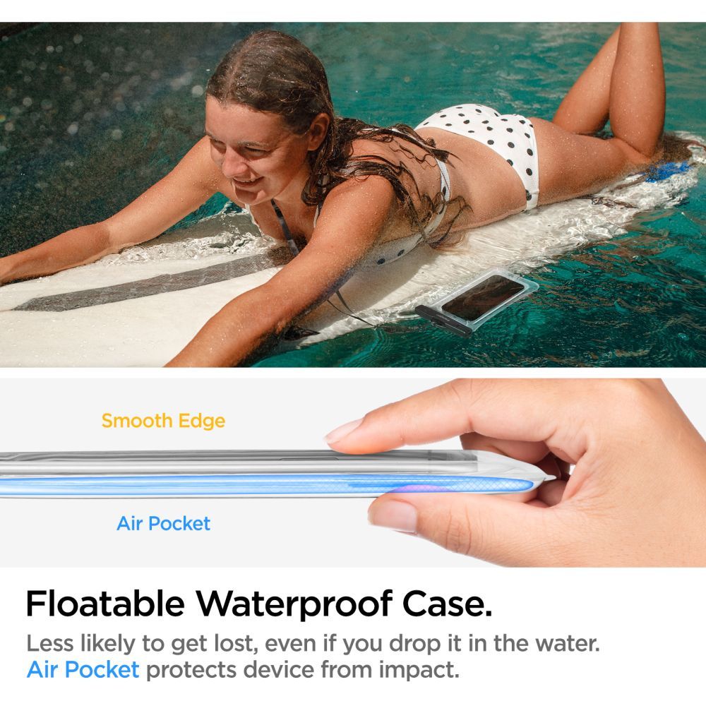 A610 Universal Waterproof Float Deksel Crystal Clear