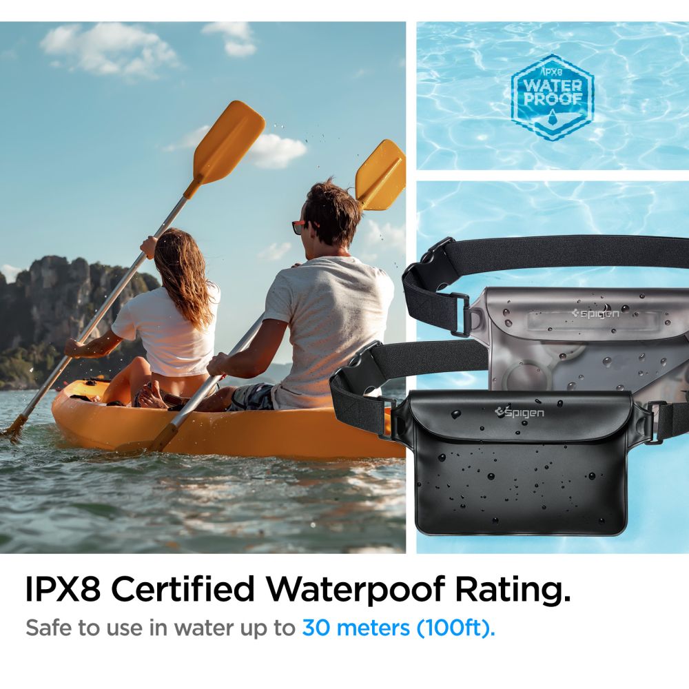 A620 Universal Aqua Shield WaterProof Waist Bag Svart