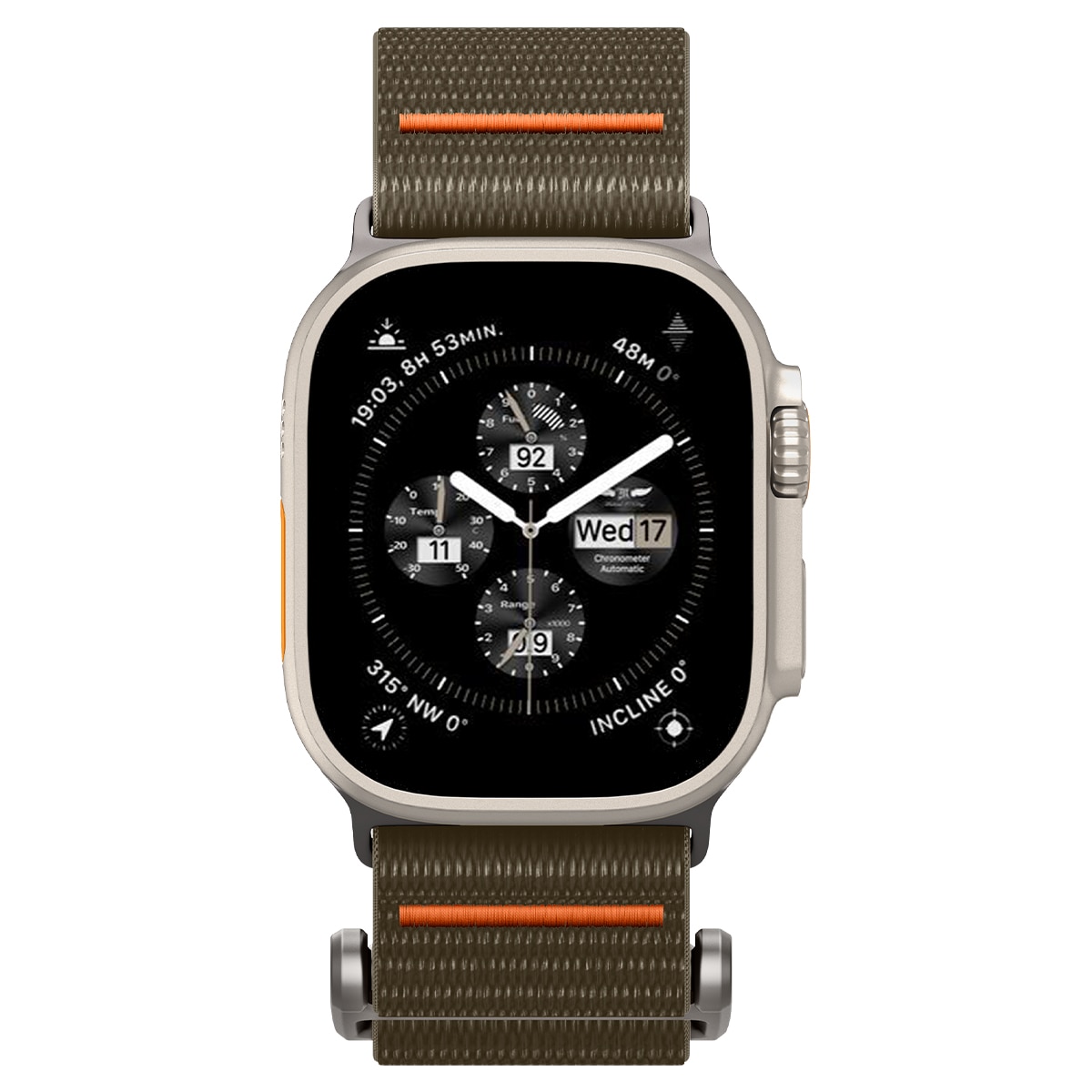 DuraPro Flex Ultra Apple Watch 45mm Series 7 Khaki