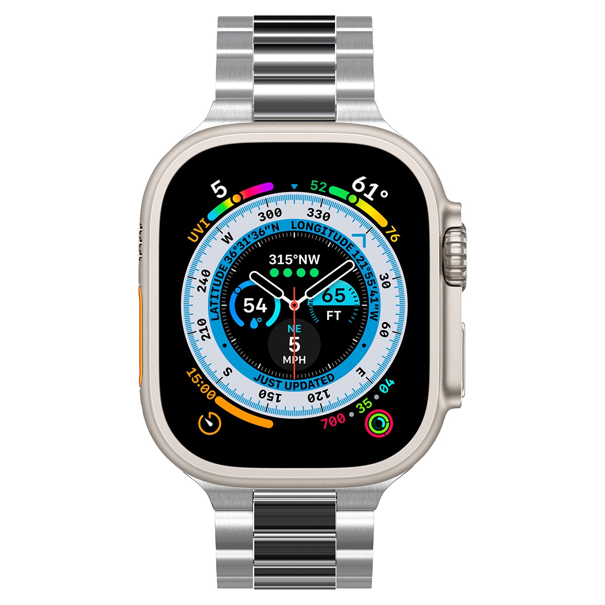 Apple Watch 45mm Series 7 Reim Modern Fit 316L Silver