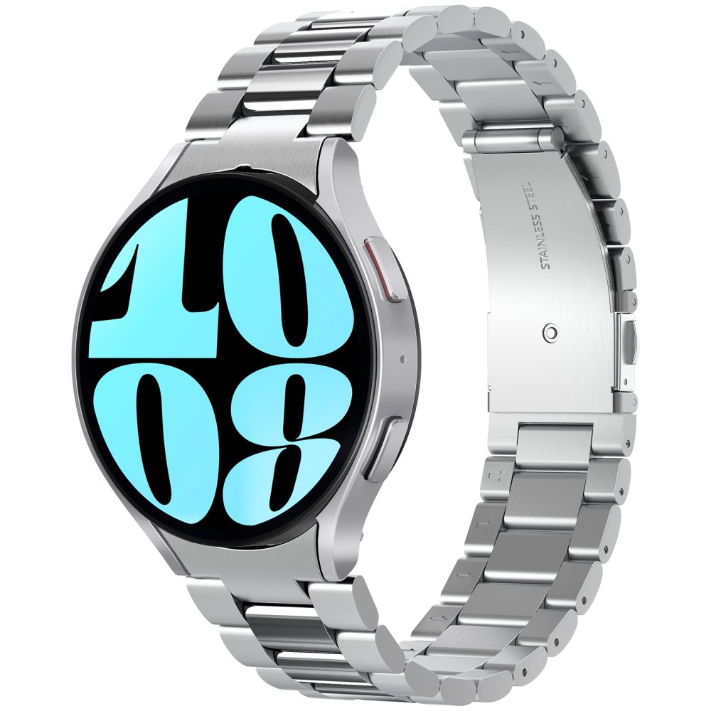 Galaxy Watch 6 44mm Modern Full-Fit Metal Band Silver
