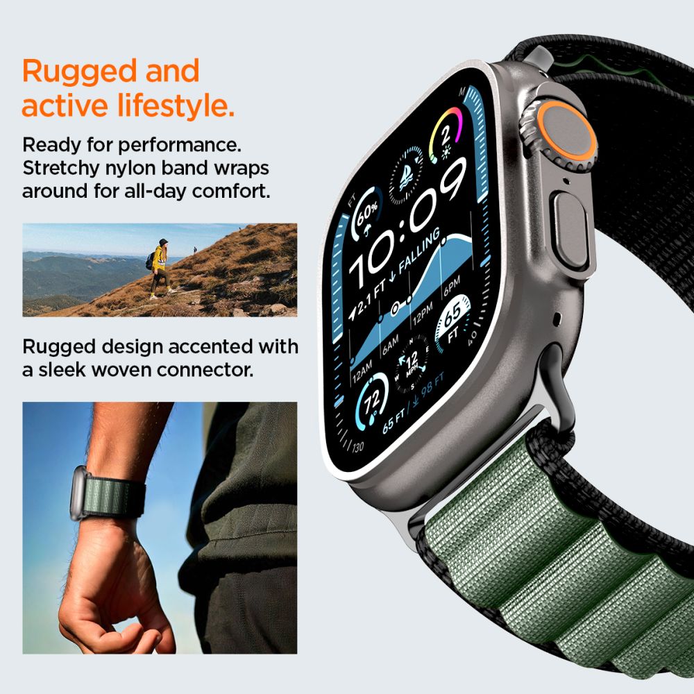 WBF1 Band Apple Watch Series 4-6 44mm Grønn