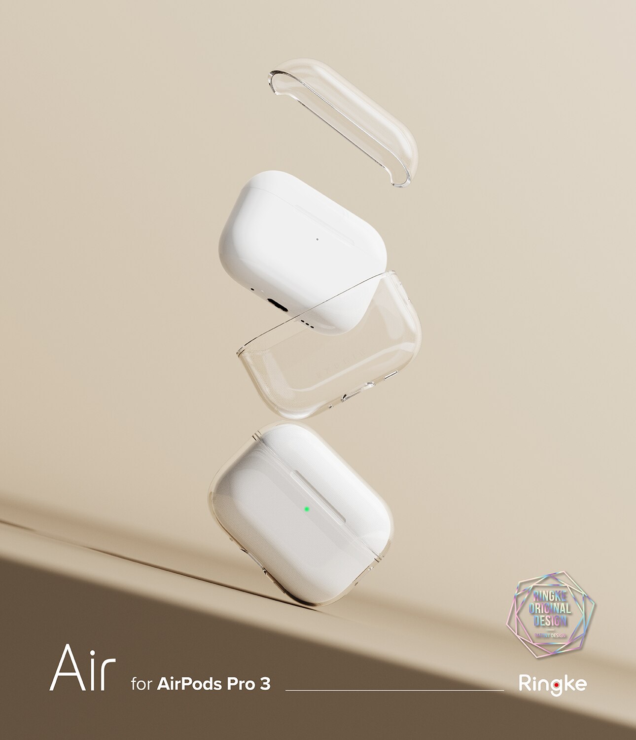 Air Case Apple AirPods Pro 3 Gjennomsiktig