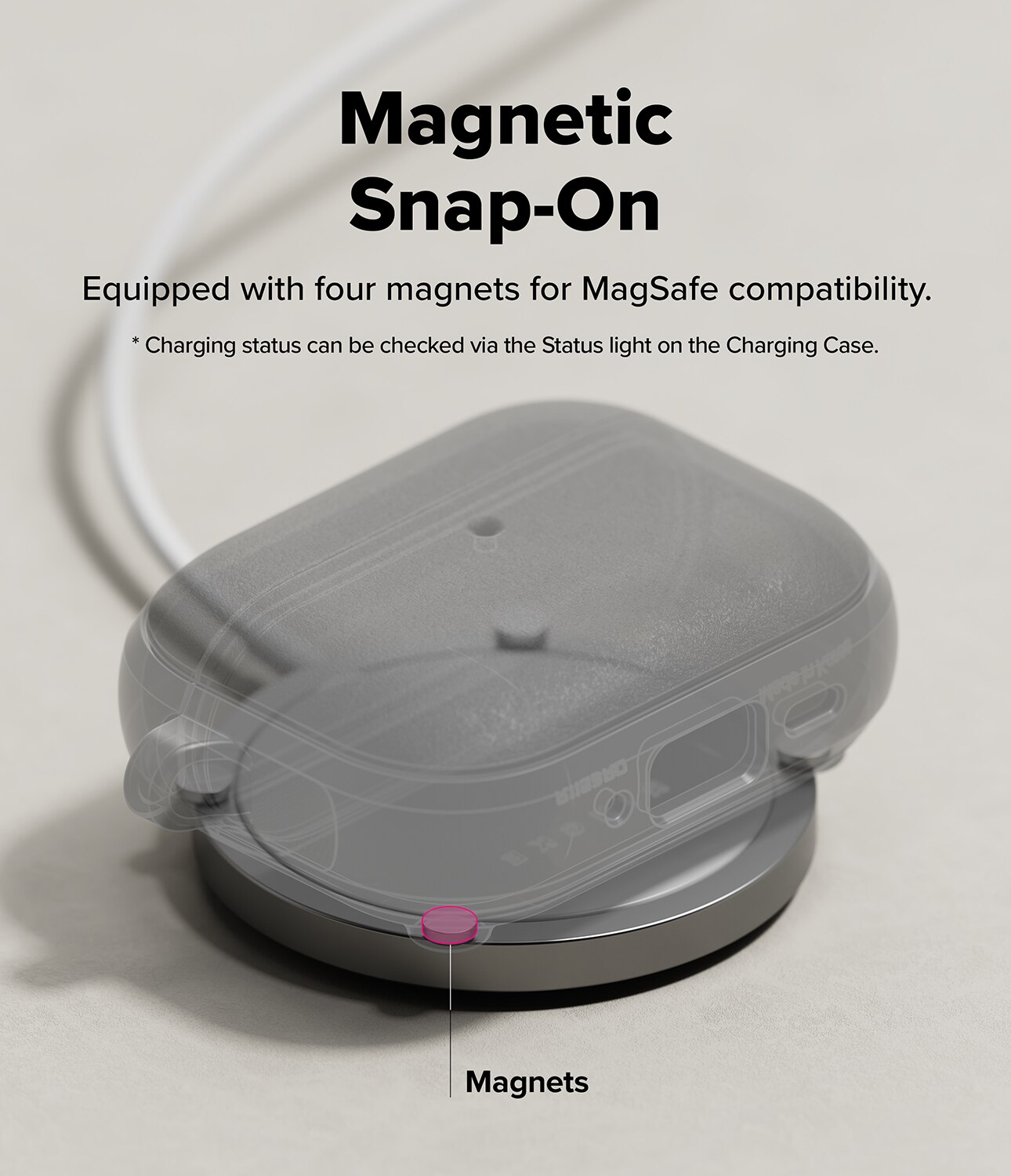 Onyx Magnetic Case Apple AirPods Pro 3 Svart