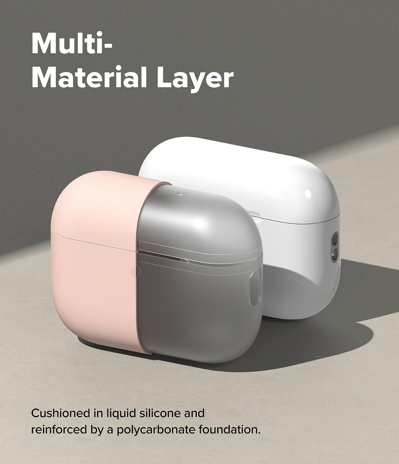 Silicone Deksel Apple AirPods Pro 3 Pink