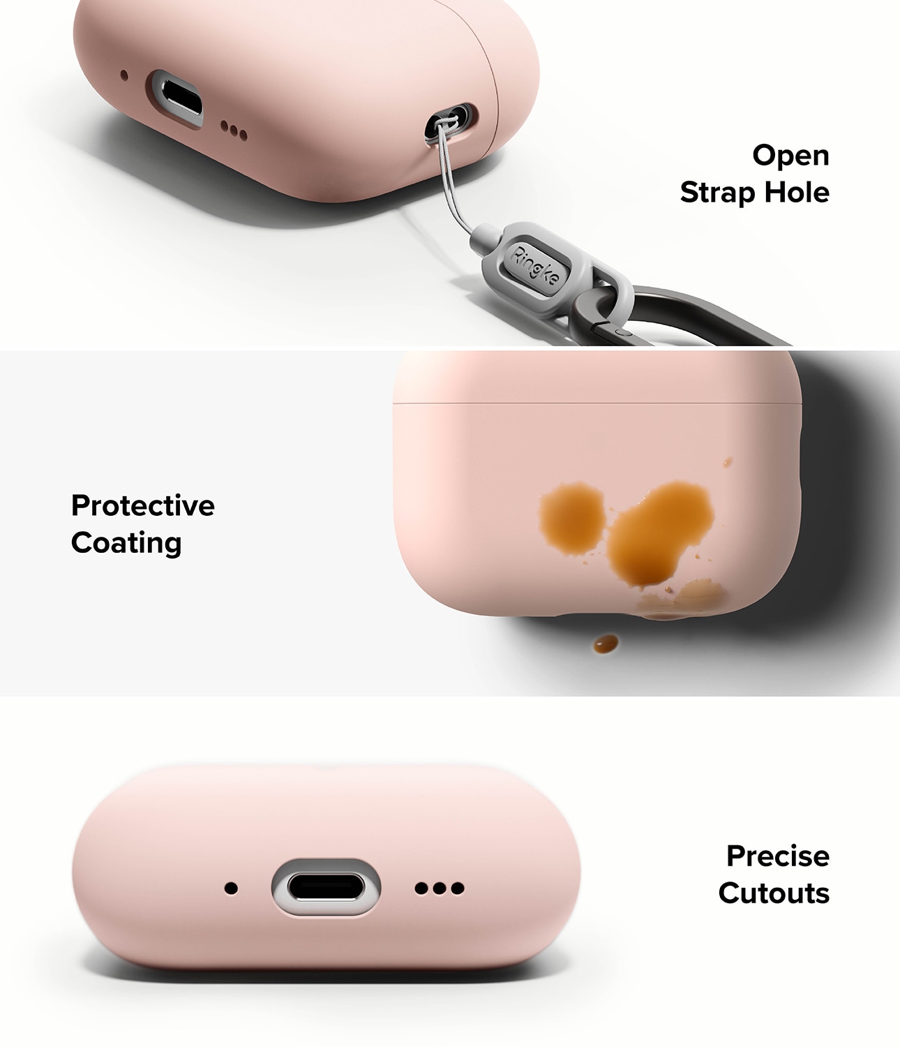 Silicone Deksel Apple AirPods Pro 3 Pink