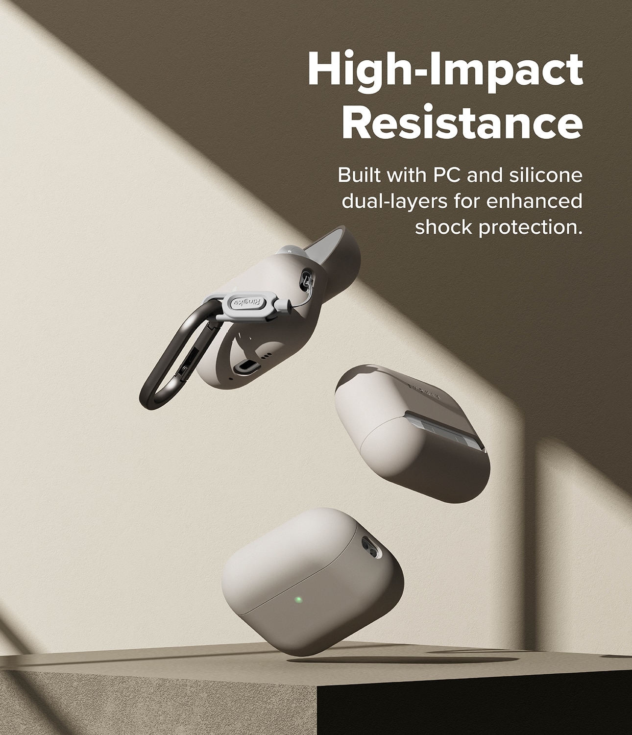 Silicone Deksel Apple AirPods Pro 3 Stone