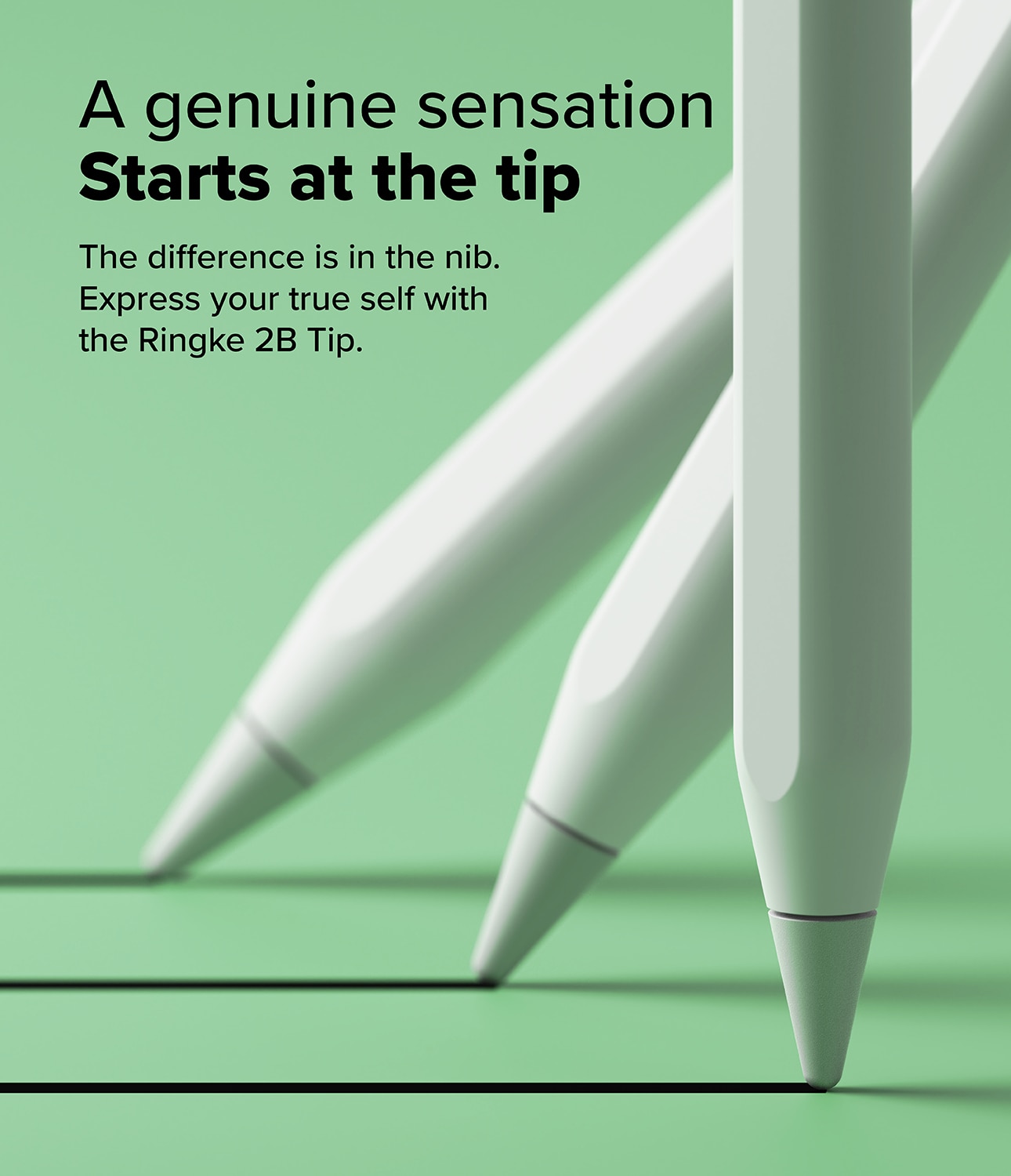 2B Tip Apple Pencil (3-pack) hvit
