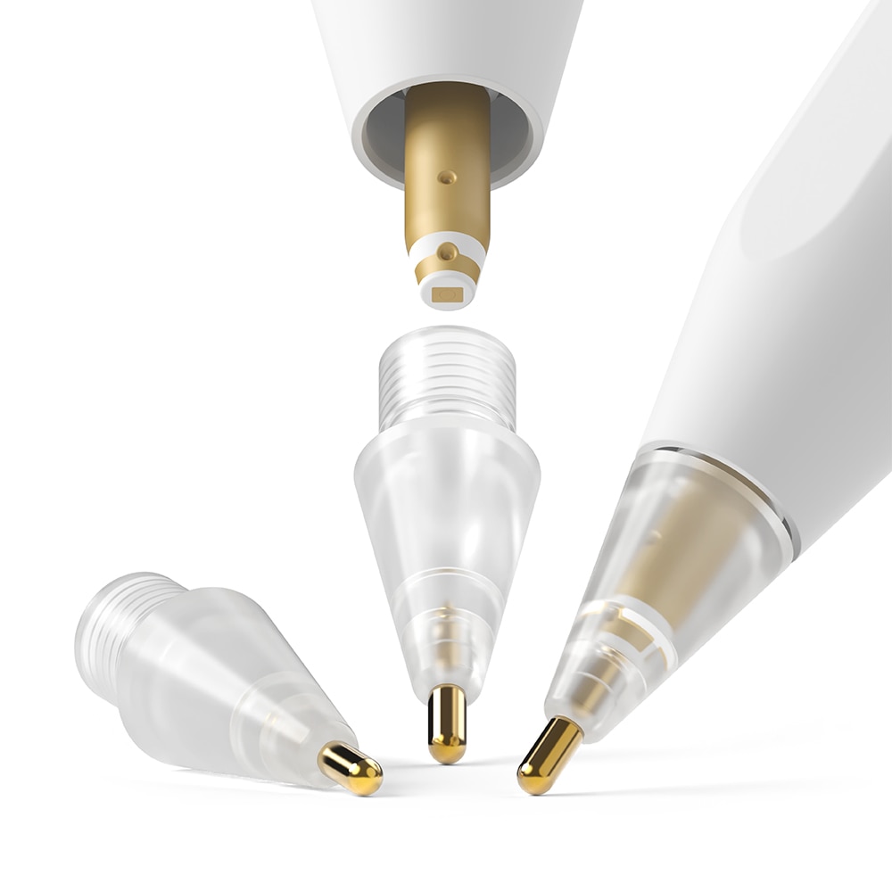 Metal Tip Apple Pencil (3-pack) hvit