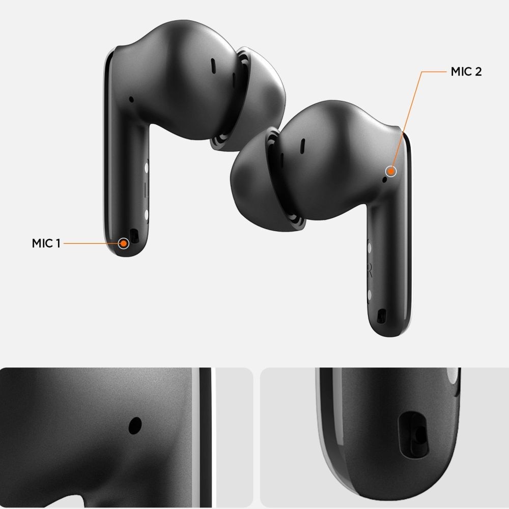 ANC In-Ear hodetelefoner Svart