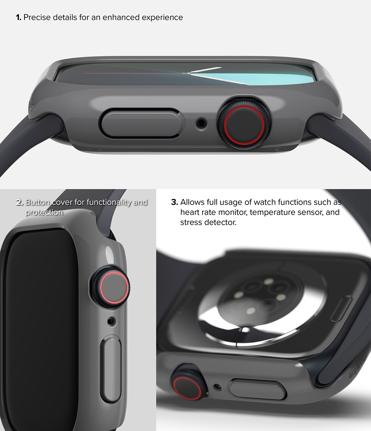 Slim Case (2-pack) Apple Watch Series 10 46mm Flerfarget/mønster