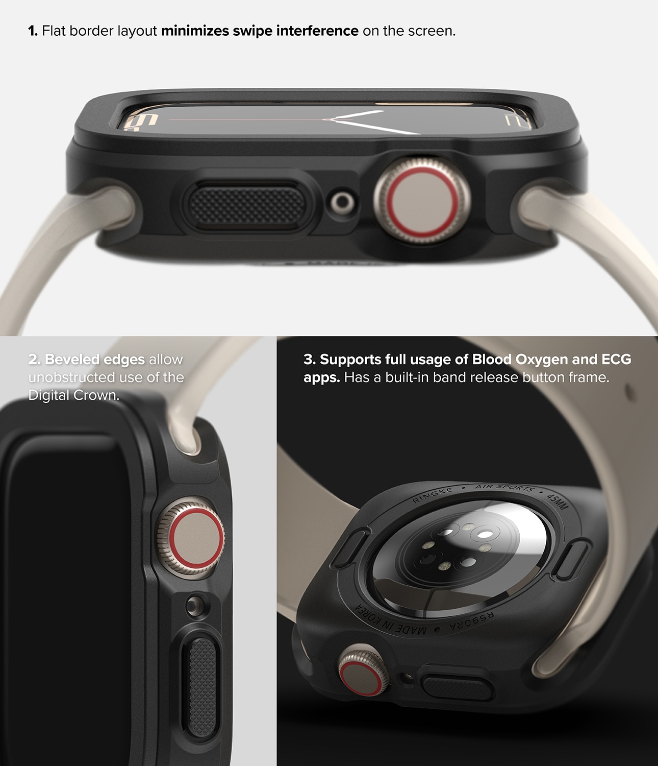 Air Sports Case Apple Watch 40mm Black