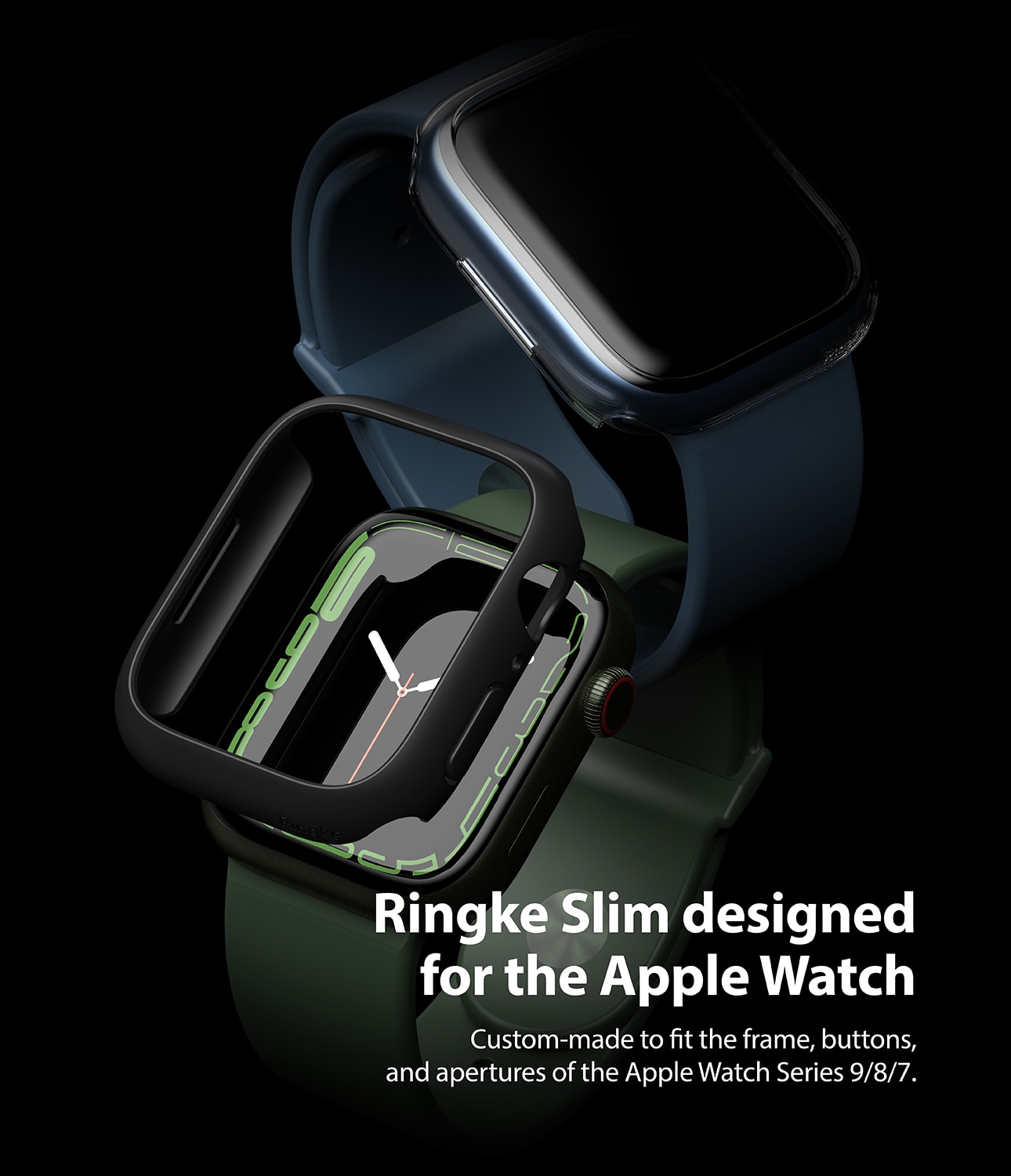 Slim Case (2-pack) Apple Watch Series 8 45mm Flerfarget/mønster