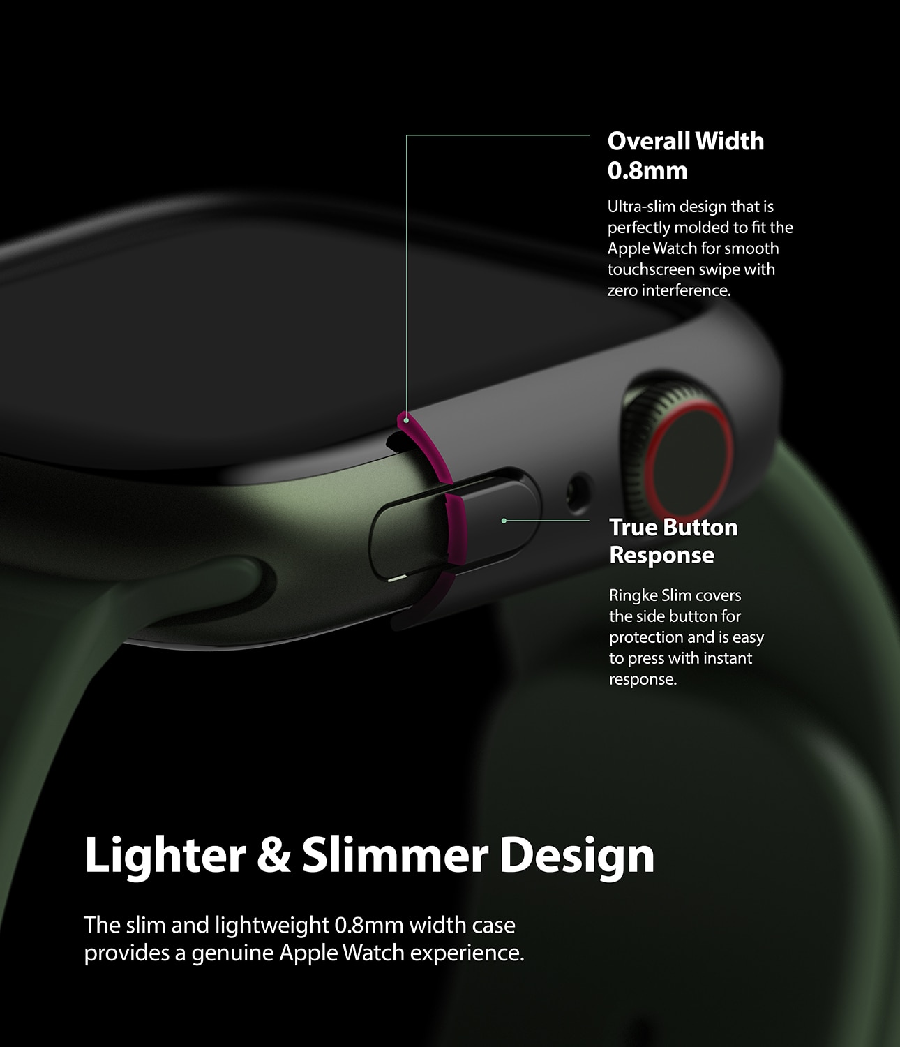 Slim Case (2-pack) Apple Watch Series 8 45mm Flerfarget/mønster