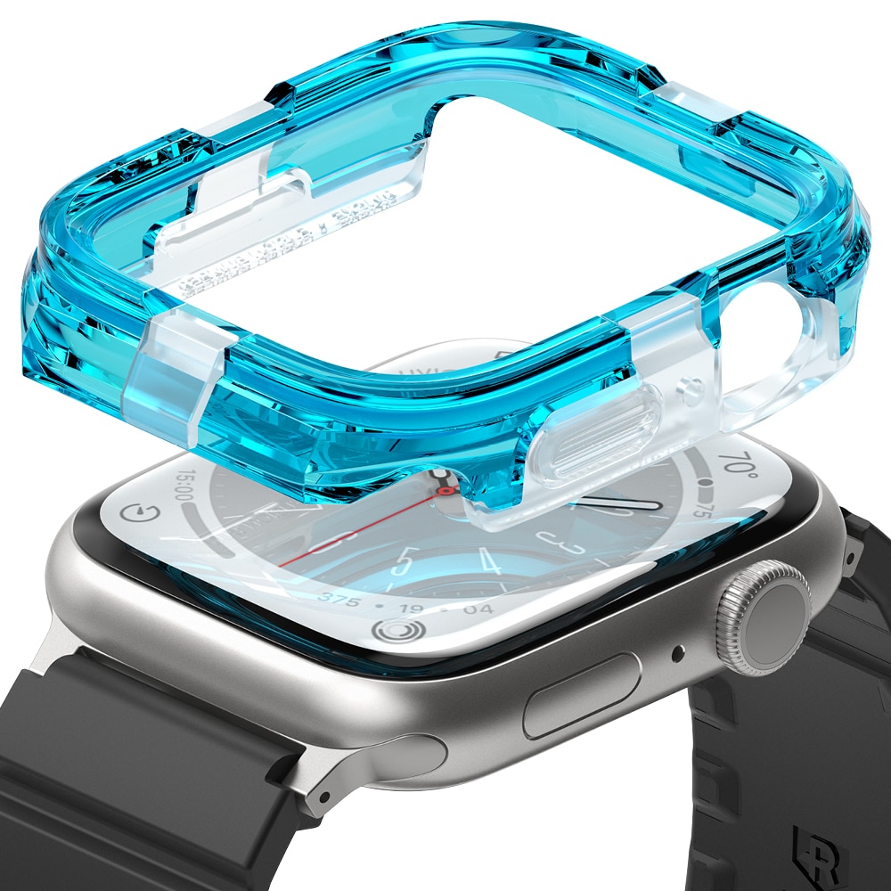 Fusion Bumper Apple Watch 45mm Series 7 Neon Blue