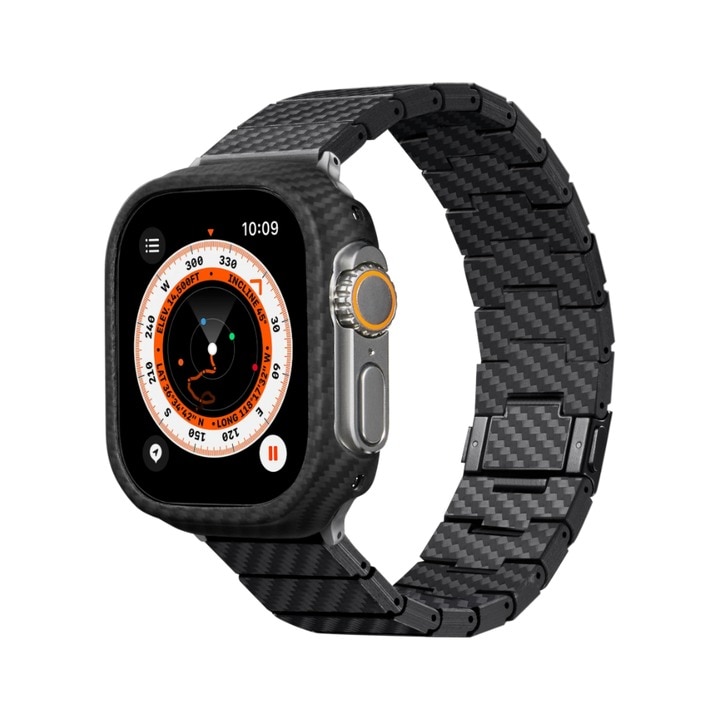 Apple Watch 45mm Series 9 Reim Modern Carbon Fiber Black