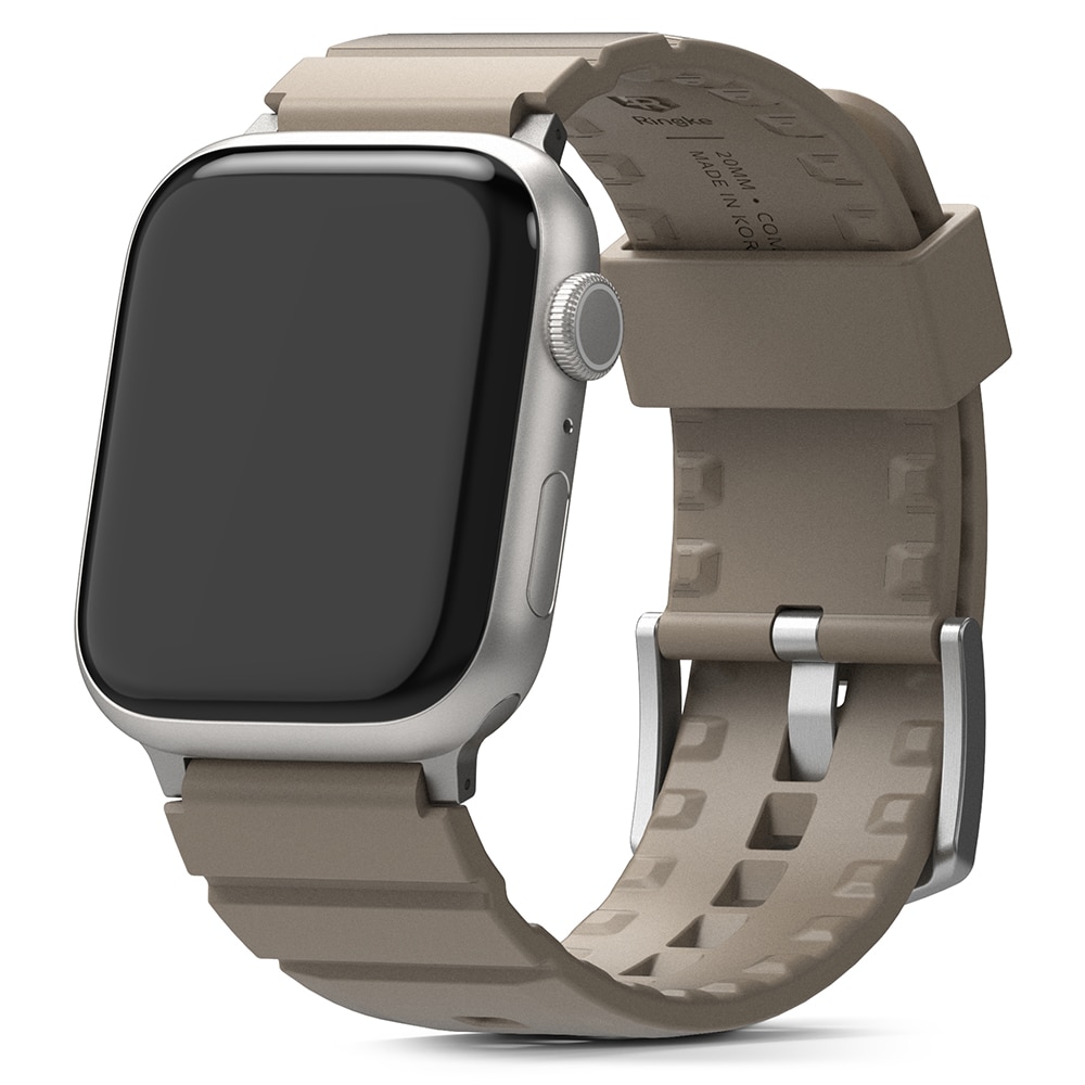 Rubber One Bold Band Apple Watch SE 44mm Gray Sand