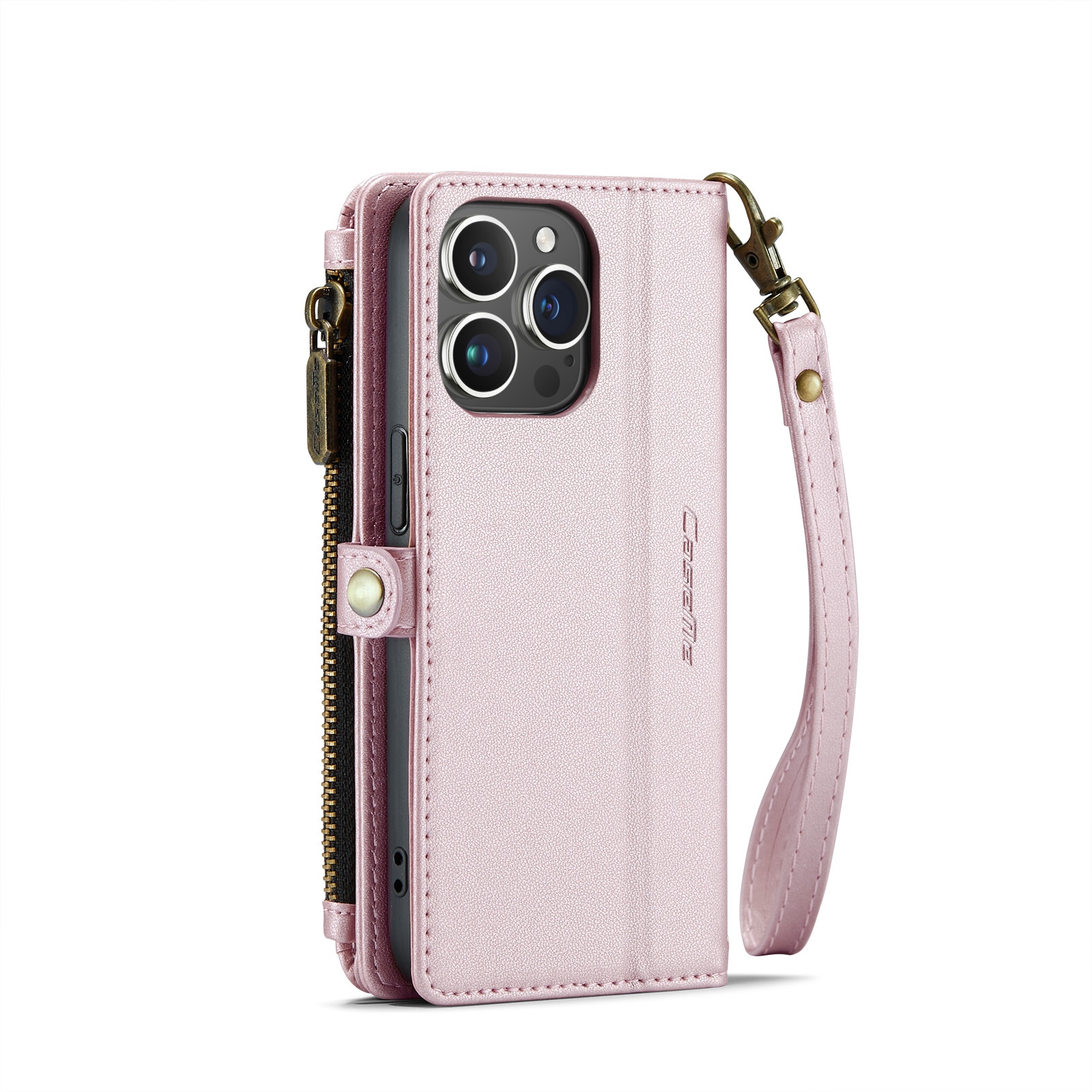 Lommebokveske iPhone 14 Pro rosa
