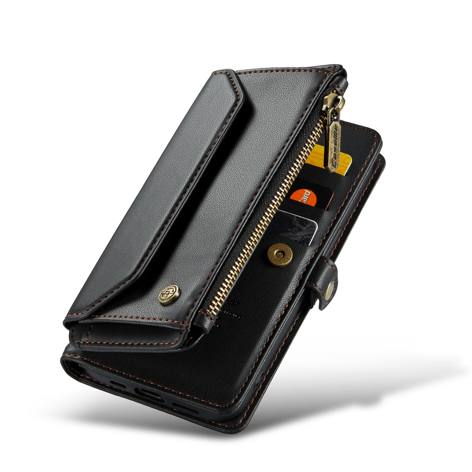 Lommebokveske iPhone 15 Pro svart