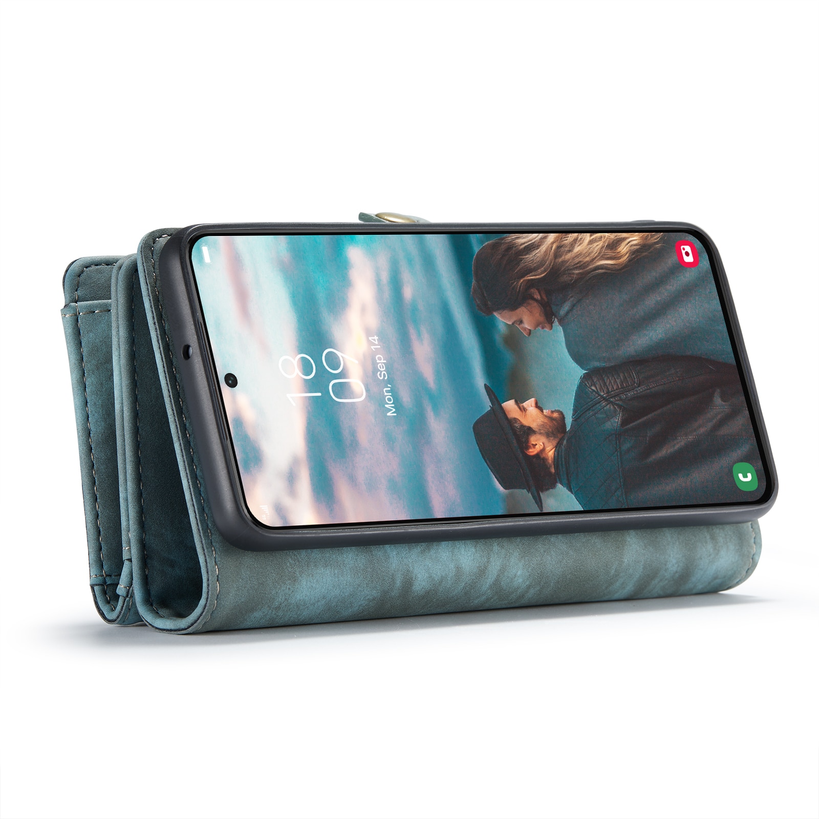 Multi-slot Lommeboksetui Samsung Galaxy S22 Blå