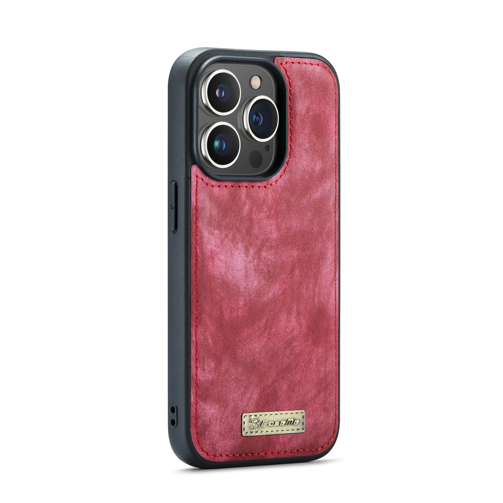 Multi-slot Lommeboksetui iPhone 14 Pro rød
