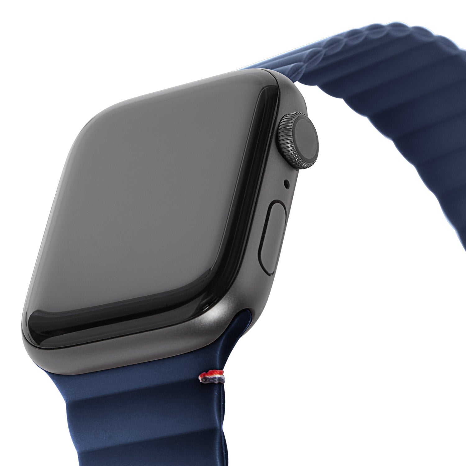 Silicone Magnetic Traction Strap Lite Apple Watch 45mm Series 8 Matte Navy