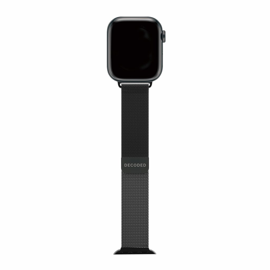 Milan Traction Strap Apple Watch 45mm Series 7 Black