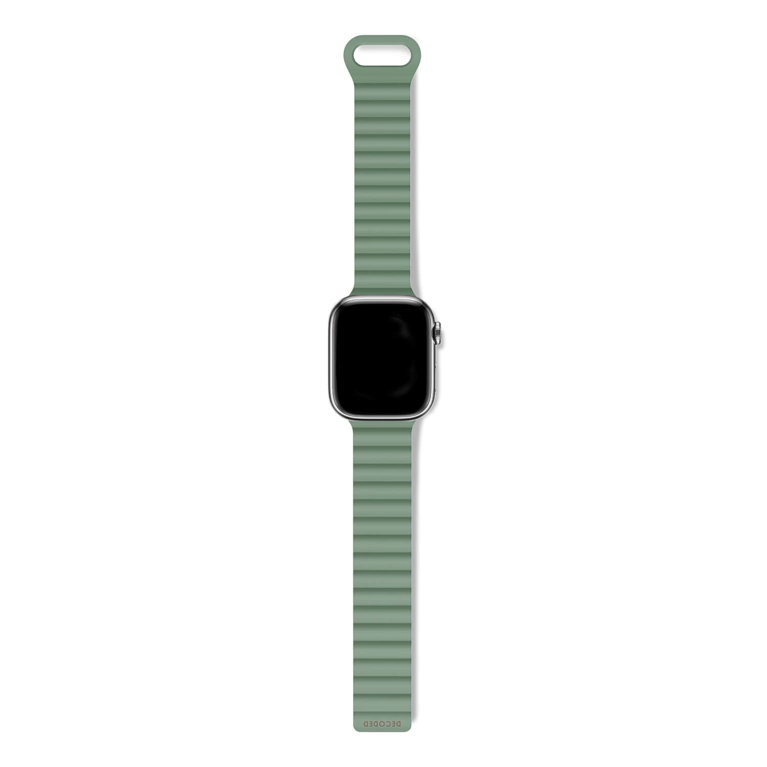 Silicone Traction Loop Strap Apple Watch 41mm Series 7 Sage Leaf