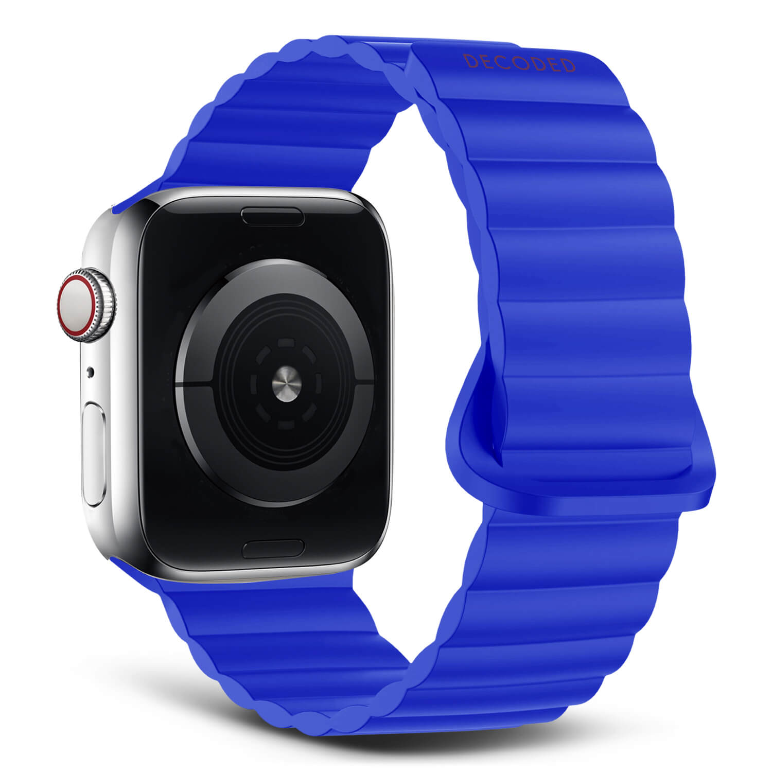 Silicone Traction Loop Strap Apple Watch 45mm Series 9 Galactic Blue