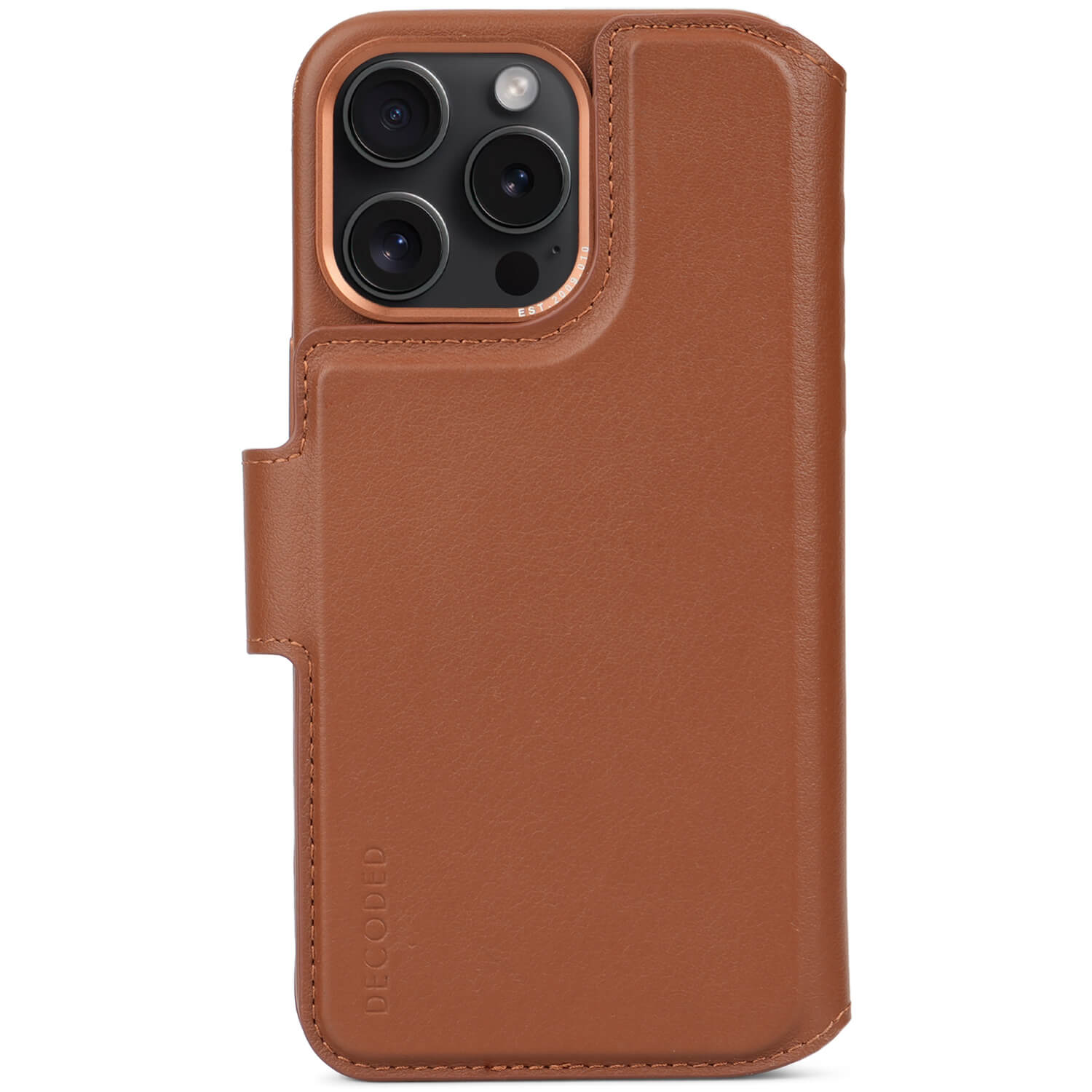 Detachable Wallet Leather iPhone 15 Pro Max Tan