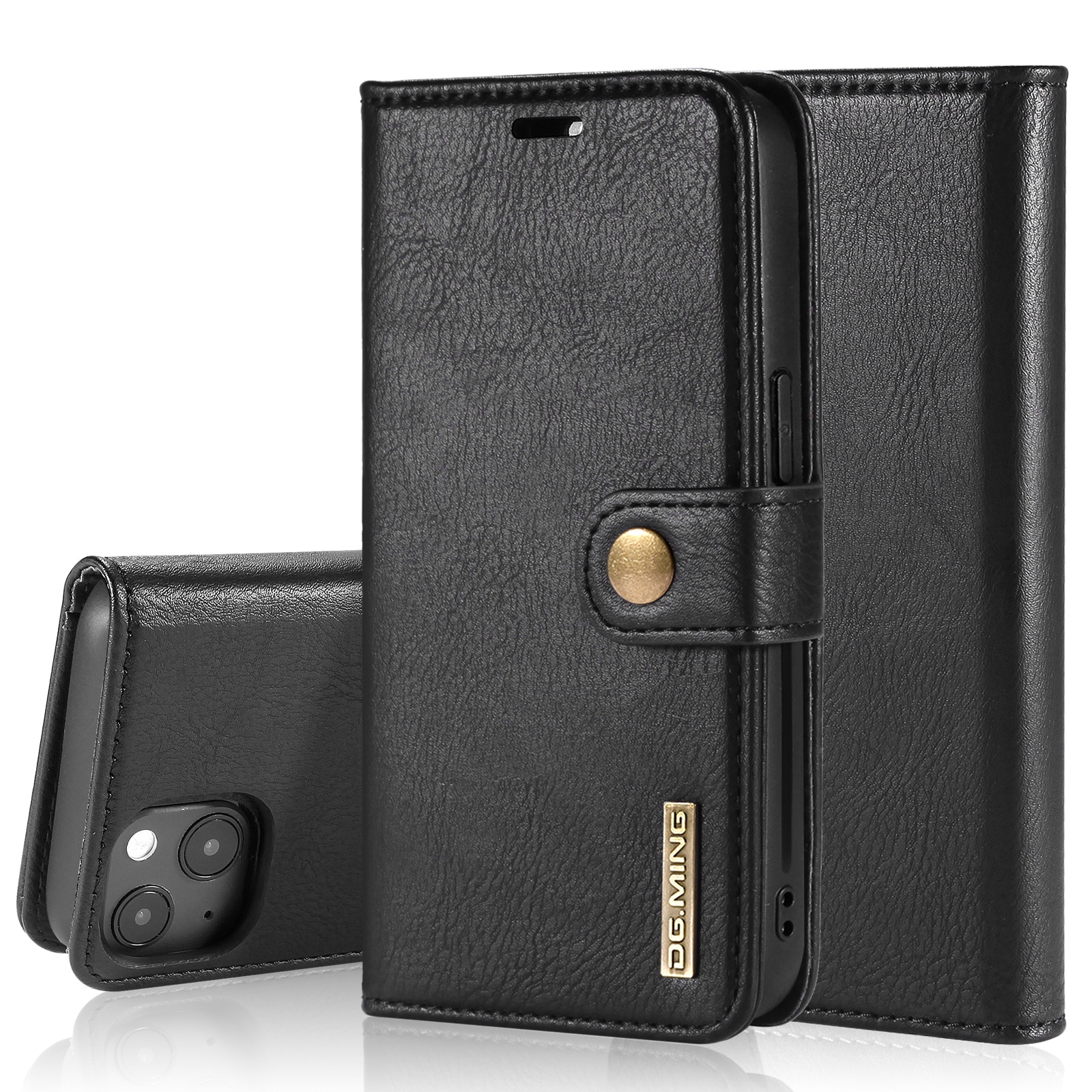 Magnet Wallet iPhone 14 Plus Black