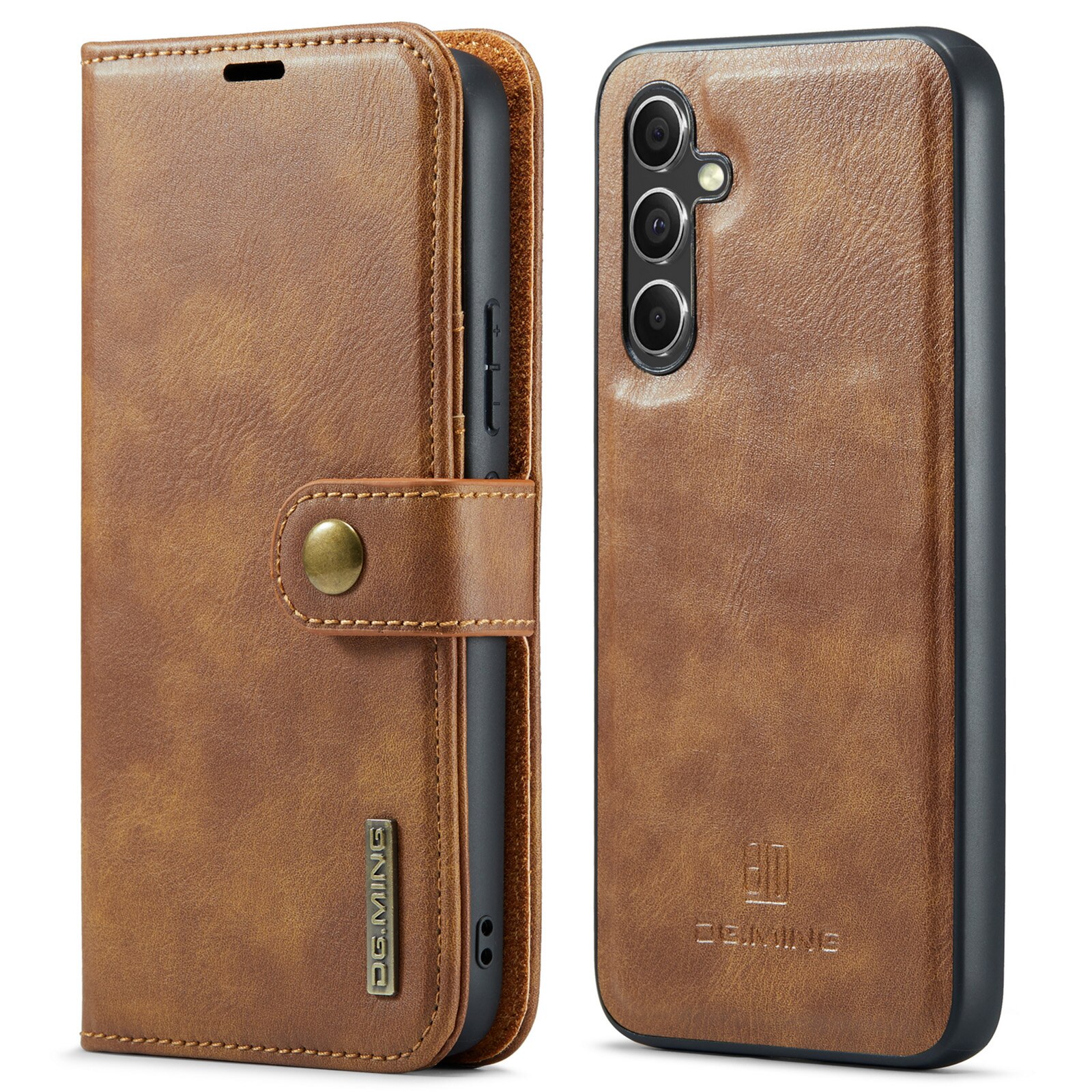 Magnet Wallet Samsung Galaxy A34 Cognac