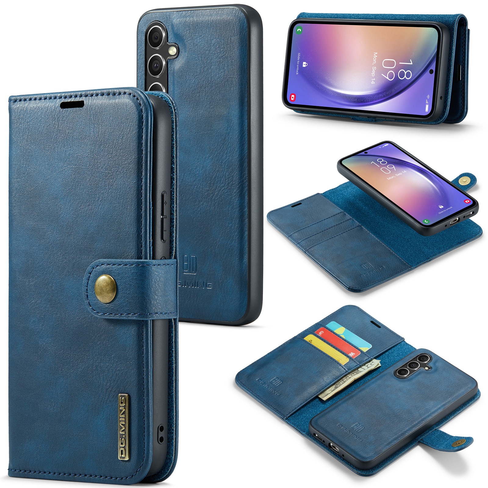 Magnet Wallet Samsung Galaxy S23 FE Blue