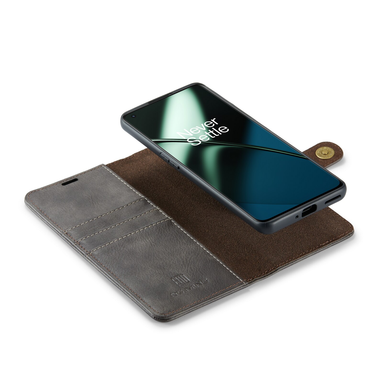 Magnet Wallet  OnePlus 11 Brown