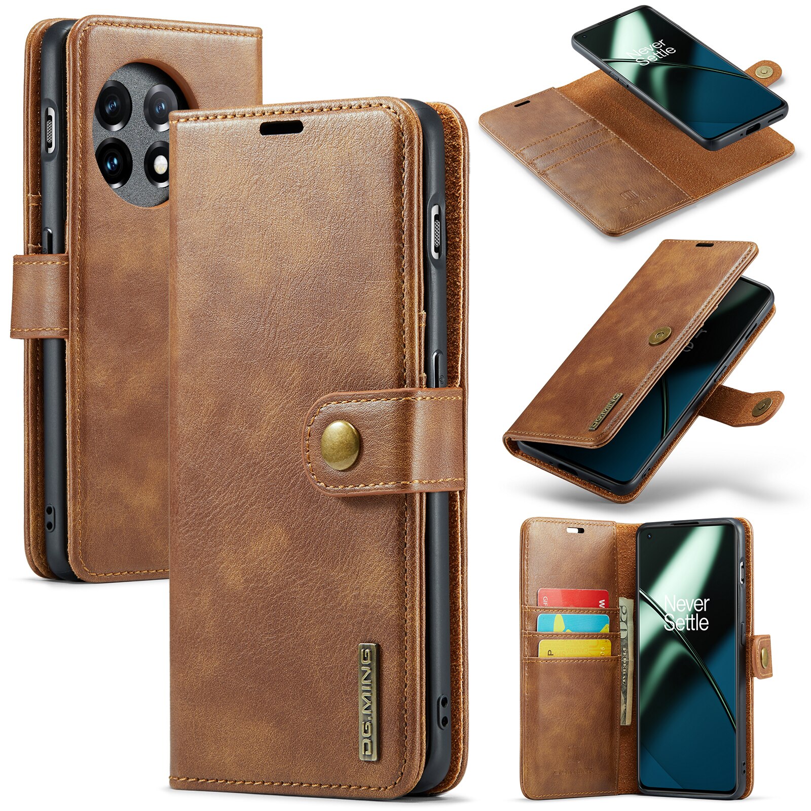 Magnet Wallet  OnePlus 11 Cognac