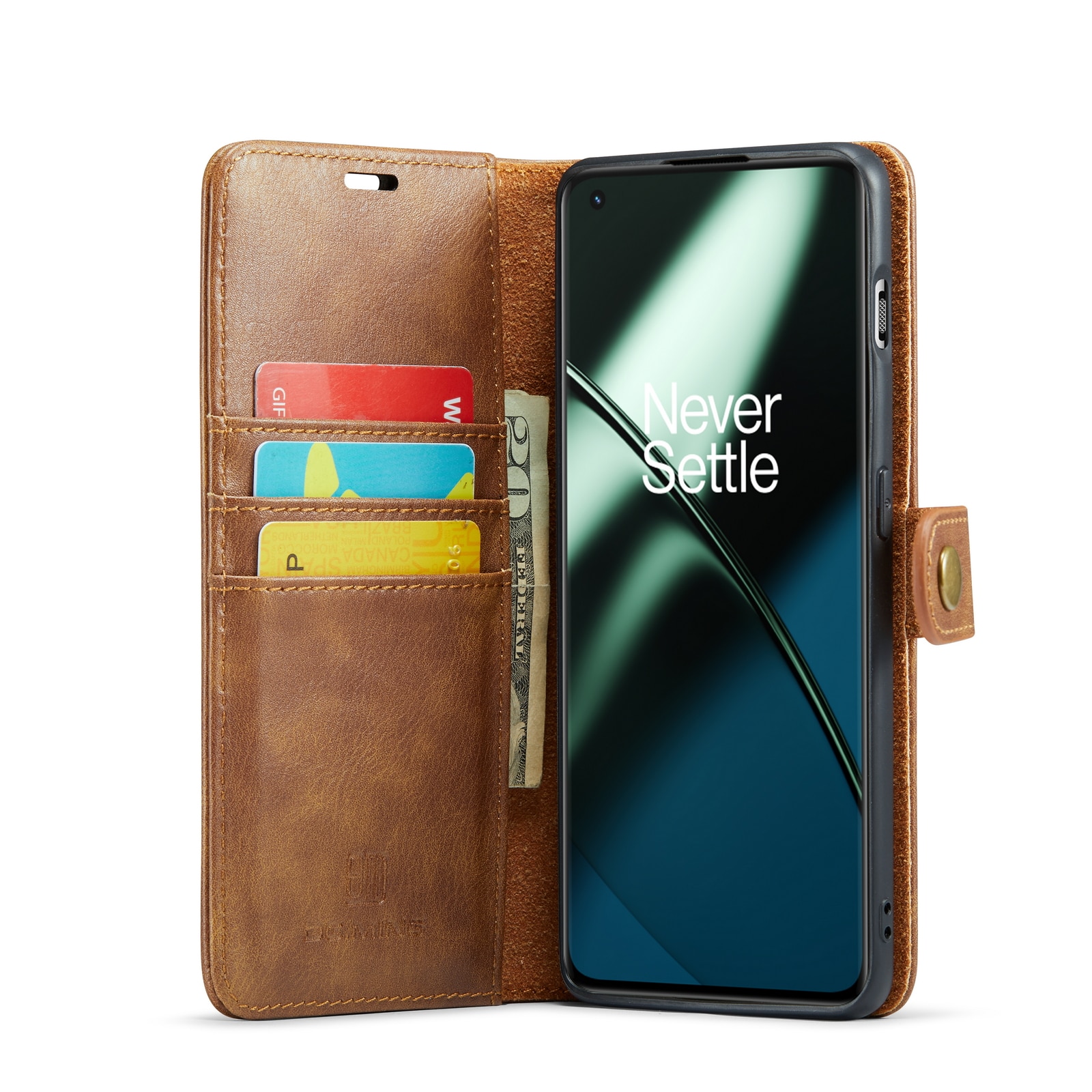 Magnet Wallet OnePlus 11 Cognac