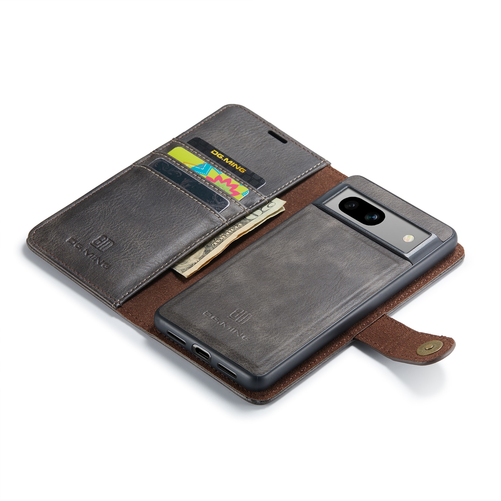 Magnet Wallet Google Pixel 7a Brown