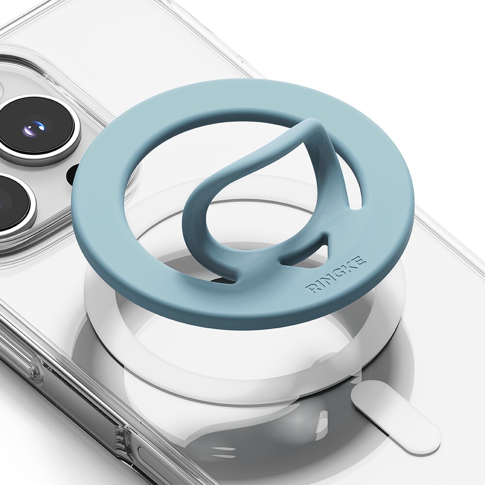 Dual Magnetic Silicone Ring Light Teal