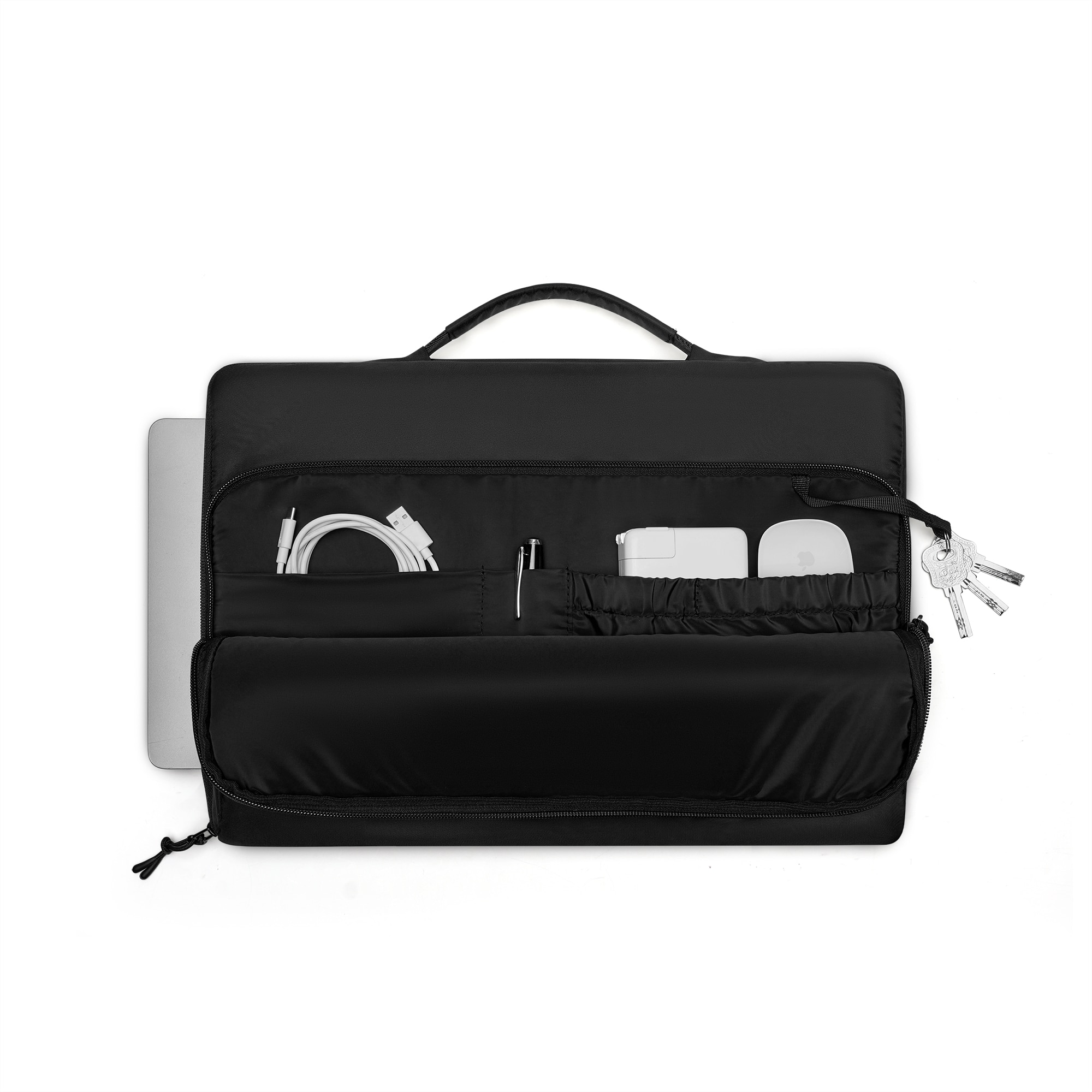 Däsh Cushioned Laptop Briefcase 16" Svart