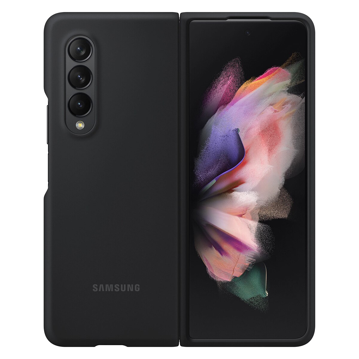 Silicone Cover Galaxy Z Fold 3 Black