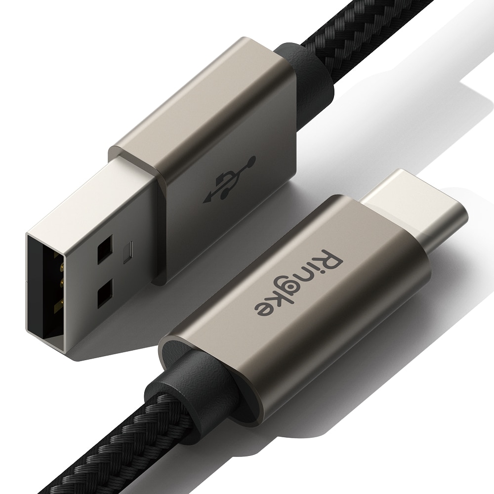 Fast Charging Basic Kabel USB-A -> USB-C 1m svart