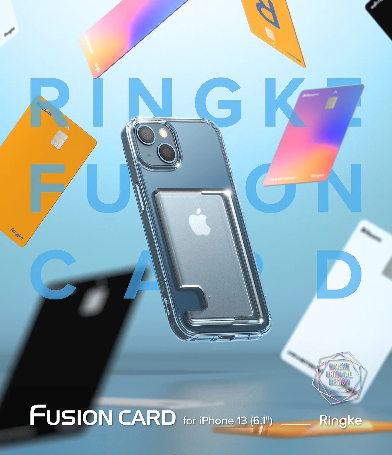 Fusion Card Case iPhone 13 Clear