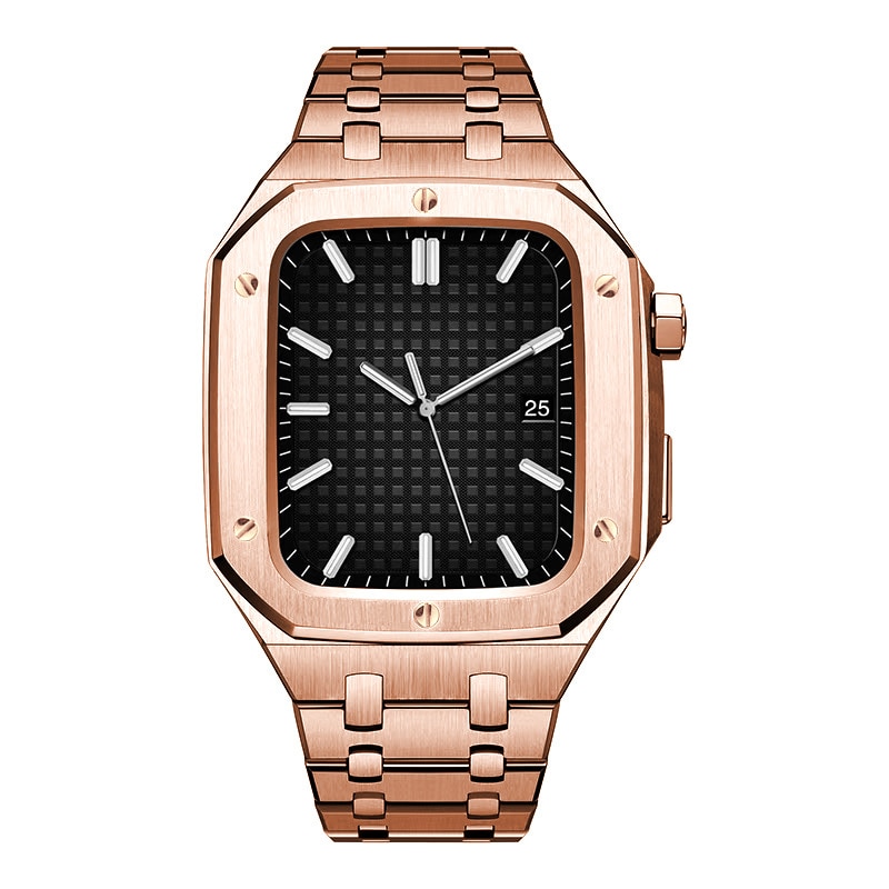 Apple Watch 45mm Series 7 Full Metal Reim rosegull