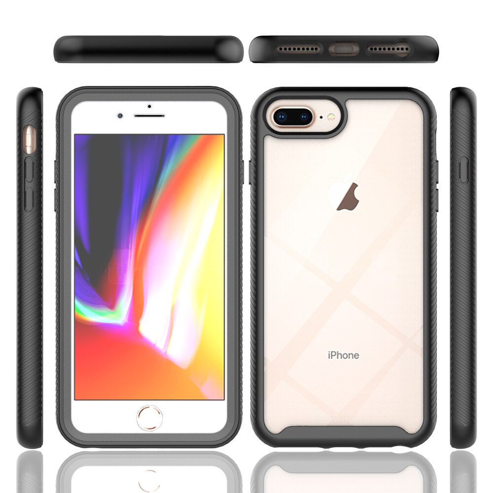 Full Protection Case iPhone 7 Plus/8 Plus svart