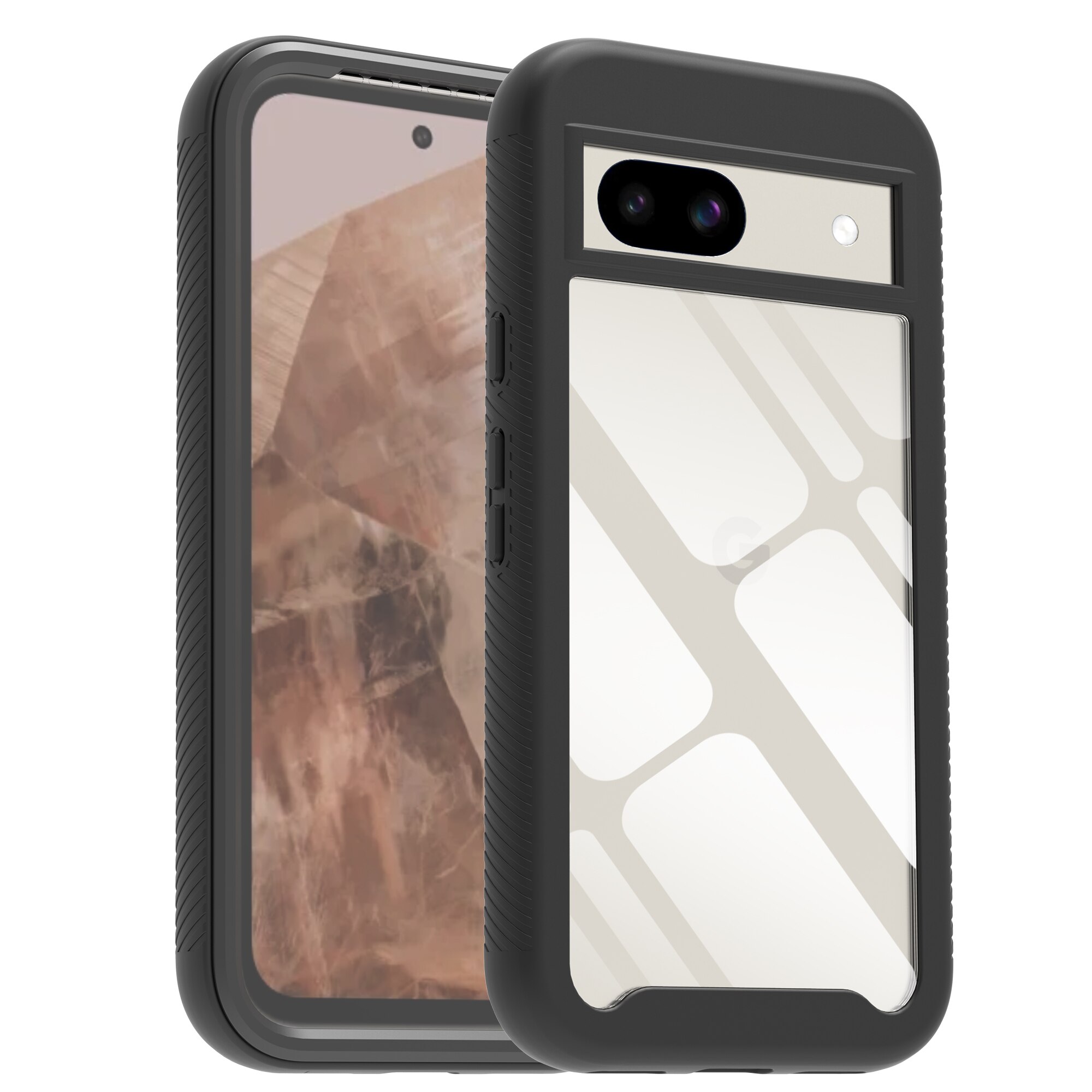 Full Protection Case Google Pixel 8a svart