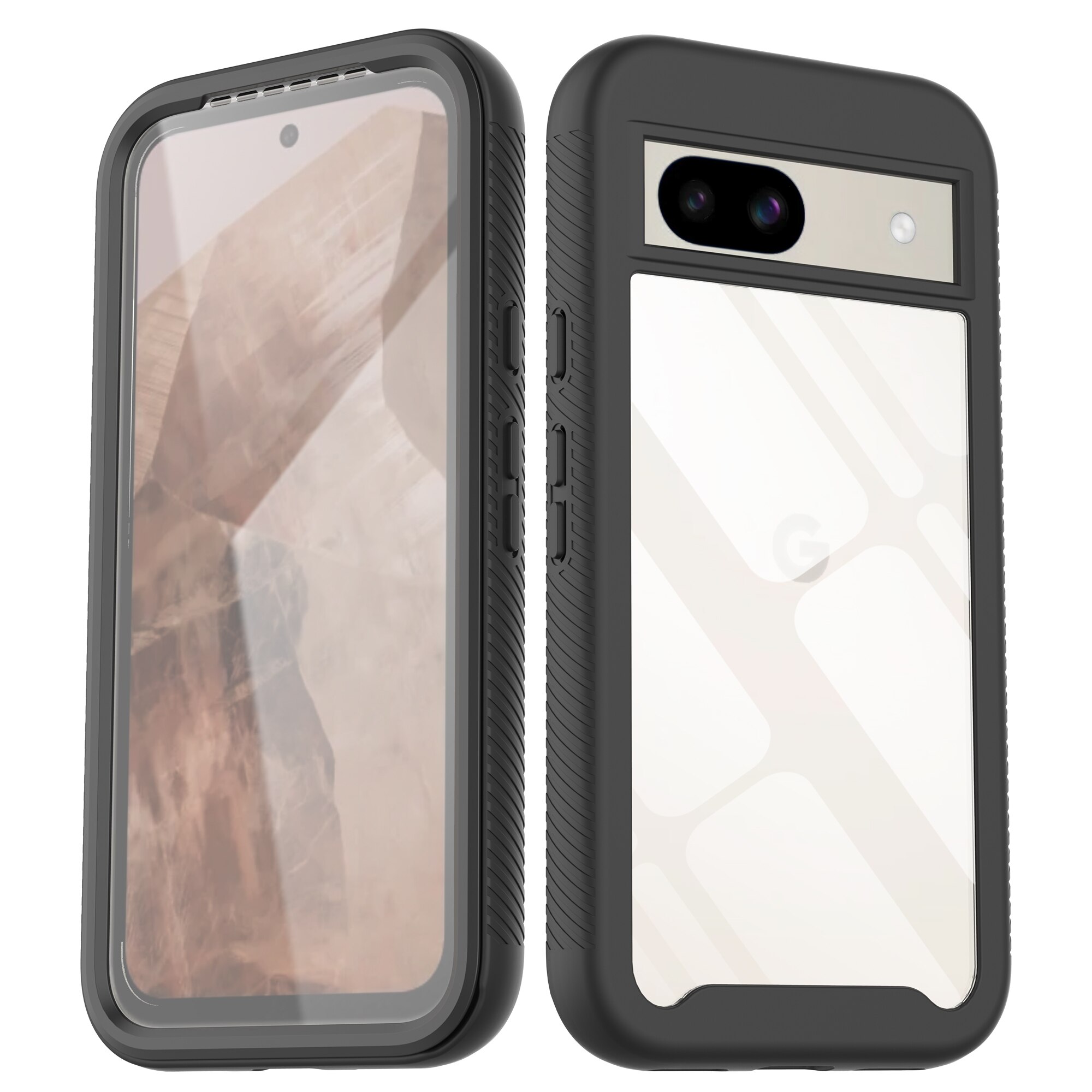 Full Protection Case Google Pixel 8a svart