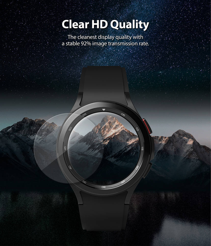 Screen Tempered Glass Samsung Galaxy Watch 4 Classic 46mm (4-pack)