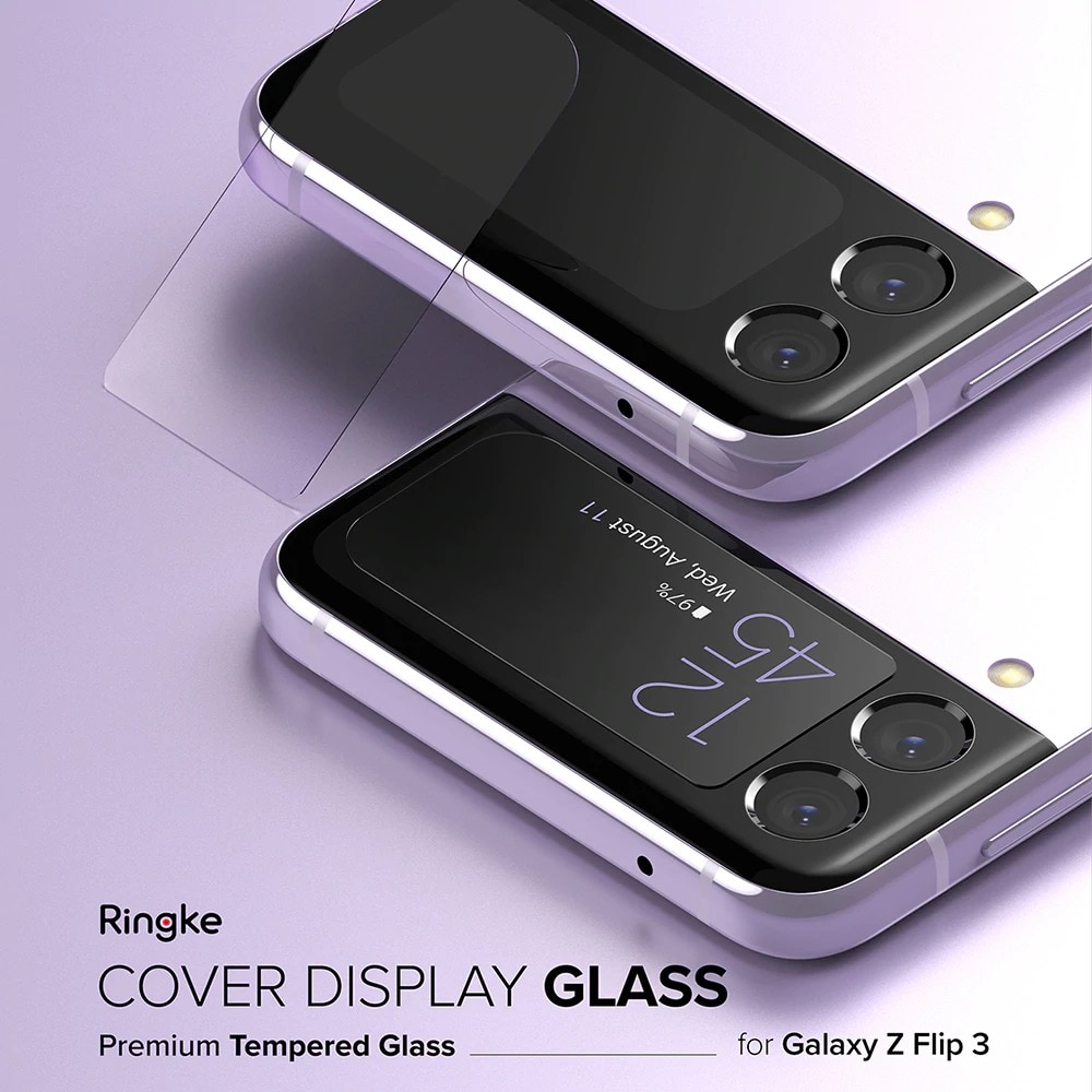 Cover Display Tempered Glass Galaxy Z Flip 3 (3-pack)